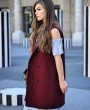 Paris Streetstyle w/ Chloé Faye Bag, Self-Portrait Dress and Valentino Rockstud Heels